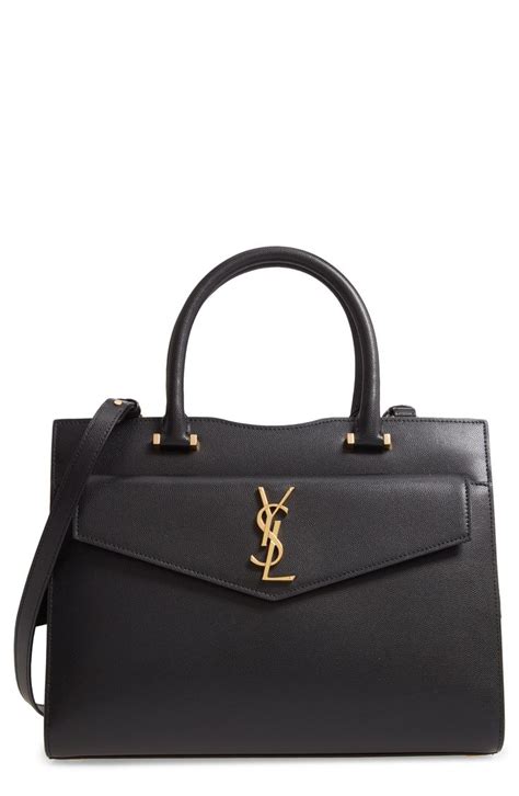 Saint Laurent Medium Uptown Leather Satchel 